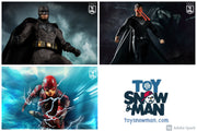 ( Preorder ETA Feb  ) Mezco ONE:12 JUSTICE LEAGUE DELUXE STEEL BOX SET ( Canada ) - Toy Snowman
