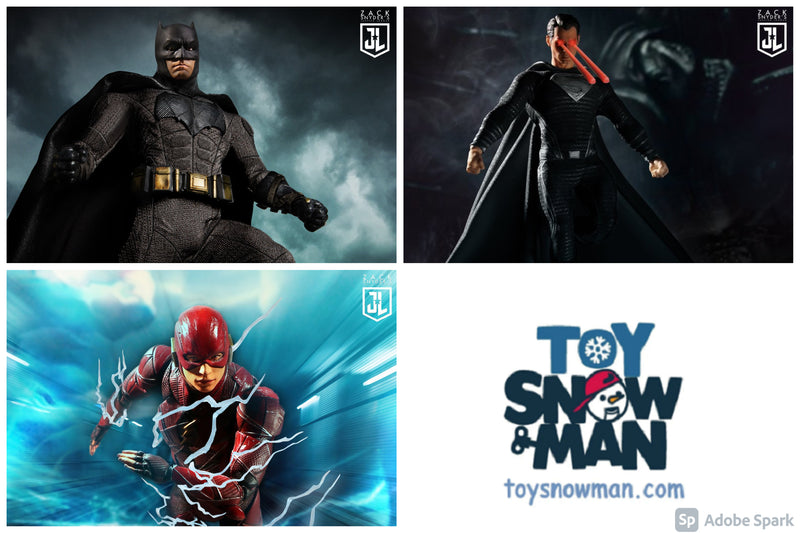 ( Preorder ETA Feb  ) Mezco ONE:12 JUSTICE LEAGUE DELUXE STEEL BOX SET ( Canada ) - Toy Snowman