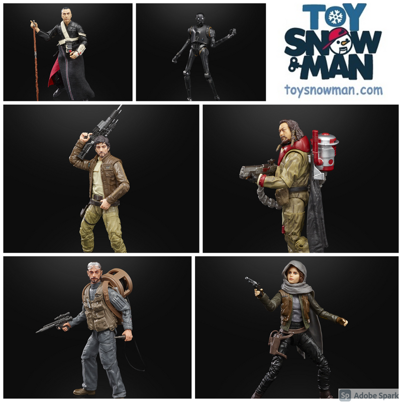 )Star Wars The Black Serie Rogue One Crew 