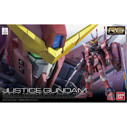 Mobile Suit Gundam SEED RG Justice Gundam 1/144 - Model Kit > Collectable > Gunpla > Hobby -  Bandai