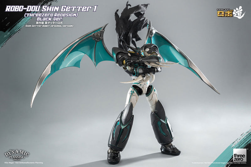 Shin Getter Robot（Original Version） ROBO-DOU Shin Getter 1 (threezero Redesign) Black Ver. (Preorder) - Action & Toy Figures -  ThreeZero