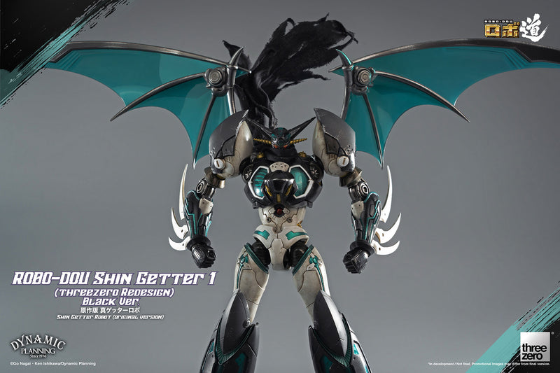 Shin Getter Robot（Original Version） ROBO-DOU Shin Getter 1 (threezero Redesign) Black Ver. (Preorder) - Action & Toy Figures -  ThreeZero