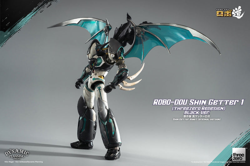 Shin Getter Robot（Original Version） ROBO-DOU Shin Getter 1 (threezero Redesign) Black Ver. (Preorder) - Action & Toy Figures -  ThreeZero