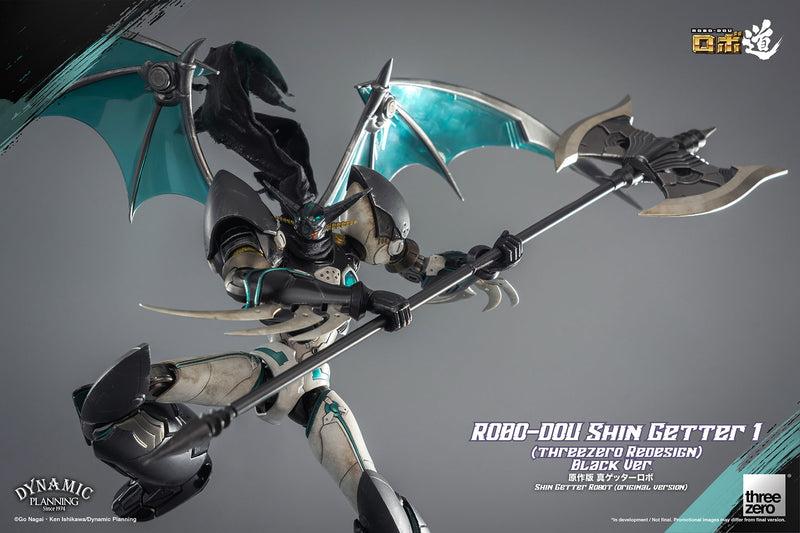 Shin Getter Robot（Original Version） ROBO-DOU Shin Getter 1 (threezero Redesign) Black Ver. (Preorder) - Action & Toy Figures -  ThreeZero