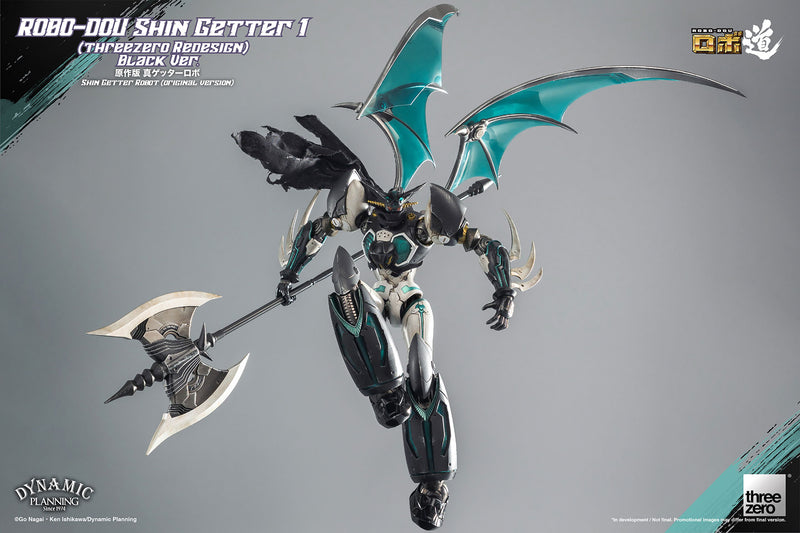 Shin Getter Robot（Original Version） ROBO-DOU Shin Getter 1 (threezero Redesign) Black Ver. (Preorder) - Action & Toy Figures -  ThreeZero