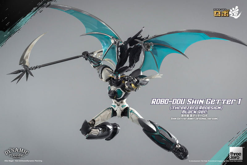 Shin Getter Robot（Original Version） ROBO-DOU Shin Getter 1 (threezero Redesign) Black Ver. (Preorder) - Action & Toy Figures -  ThreeZero