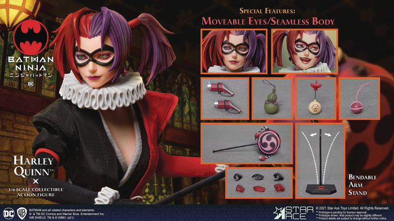 HARLEY QUINN - BATMAN NINJA  1/6 Deluxe Version (Preorder ETA: 2022MAR) - Action figure -  Star Ace Toys