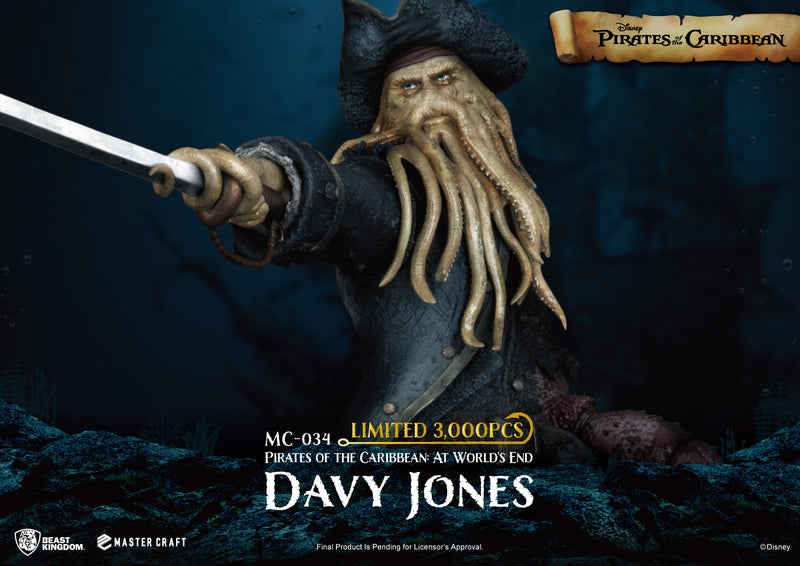 PIRATES O/T CARIBBEAN WORLDS END MC-034 DAVY JONES STATUE - statue -  Beast Kingdom