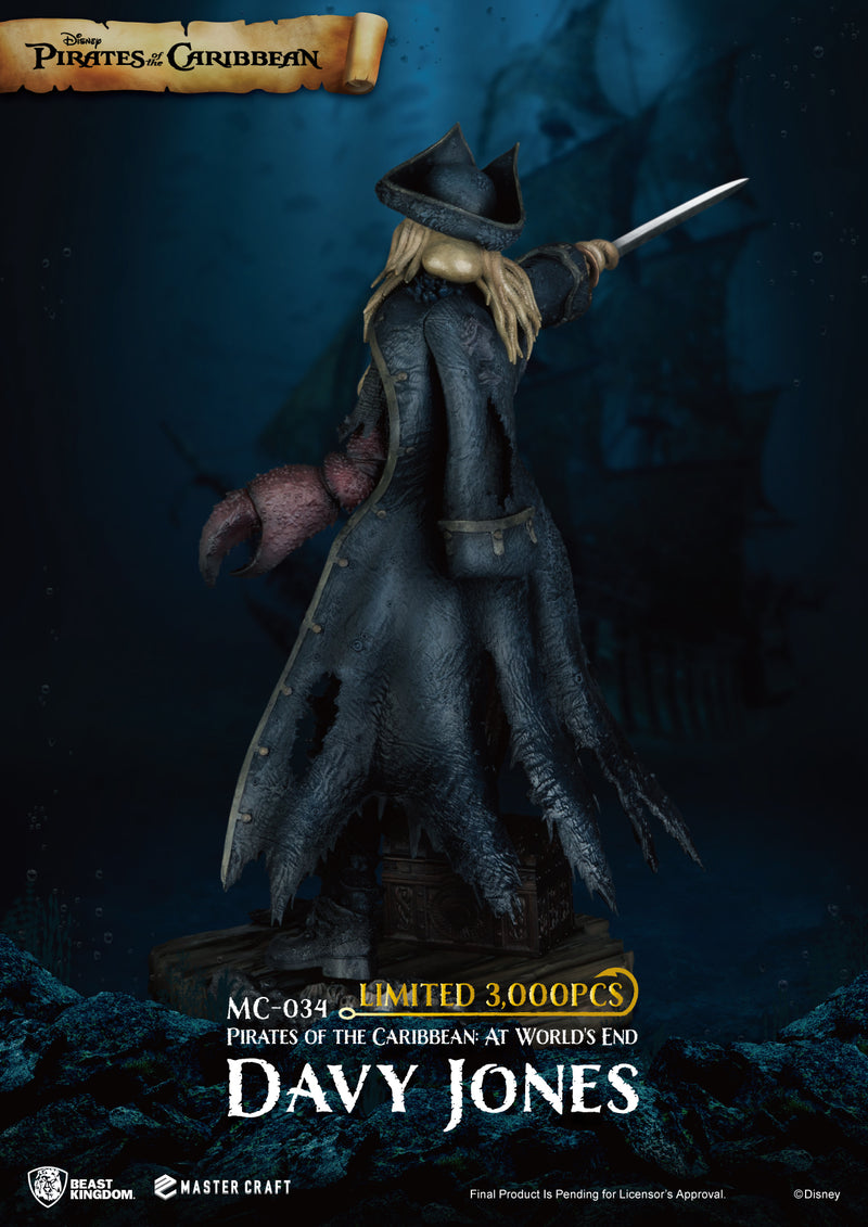 PIRATES O/T CARIBBEAN WORLDS END MC-034 DAVY JONES STATUE - statue -  Beast Kingdom