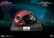 AVENGERS ENDGAME MC-038 IRON MAN HELMET BATTLE DAMAGE STATUE - statue -  Beast Kingdom