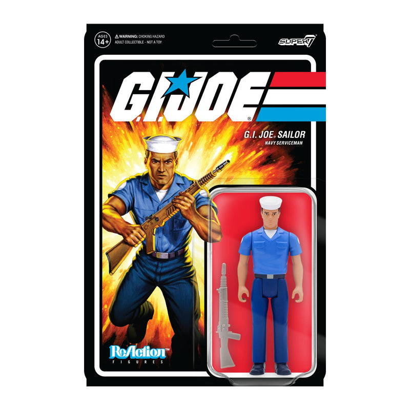G.I. JOE WAVE 2 BLUESHIRT CLEAN LIGHT BROWN REACTION - Action & Toy Figures -  Super7