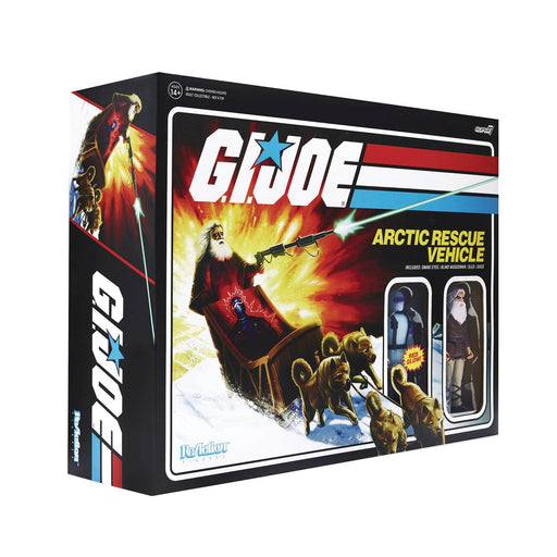 GI JOE ARCTIC RESCUE VEHICLE SNAKE EYES REACTION FIGURE - Action & Toy Figures -  Super7