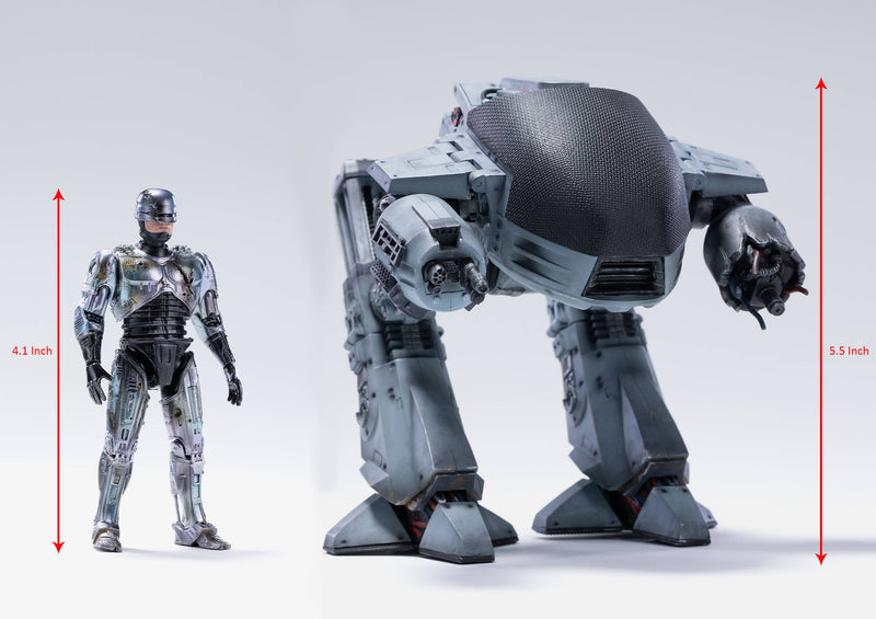 SDCC 2022 ROBOCOP ED-209 VS ROBOCOP BATTLE DAM PX 1/8 2 Pack - Action & Toy Figures -  HIYA TOYS