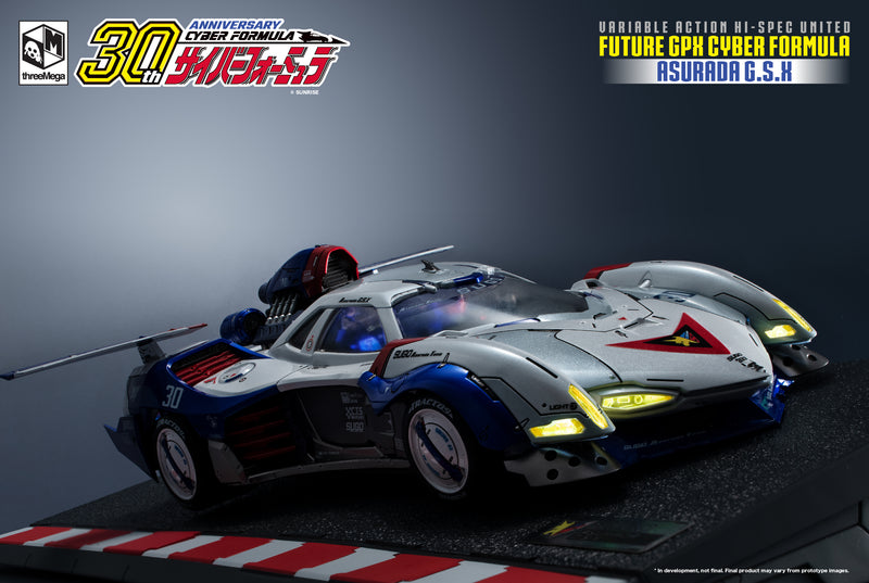 FUTURE GPX CYBER FORM ASURADA GSX 1/18 DIECAST MODEL ETA: MAY2023 - Action figure -  ThreeZero