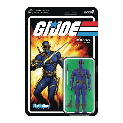 GI JOE W3 SNAKE EYES V3 REACTION - Action & Toy Figures -  Super7