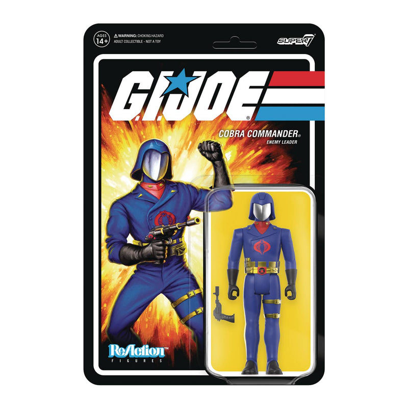 GI JOE W3 COBRA COMMANDER NAVY REACTION - Action & Toy Figures -  Super7
