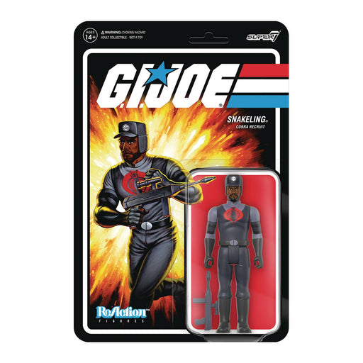 GI JOE W3 COBRA SNAKELING BEARD RIFLE BROWN REACTION - Action & Toy Figures -  Super7