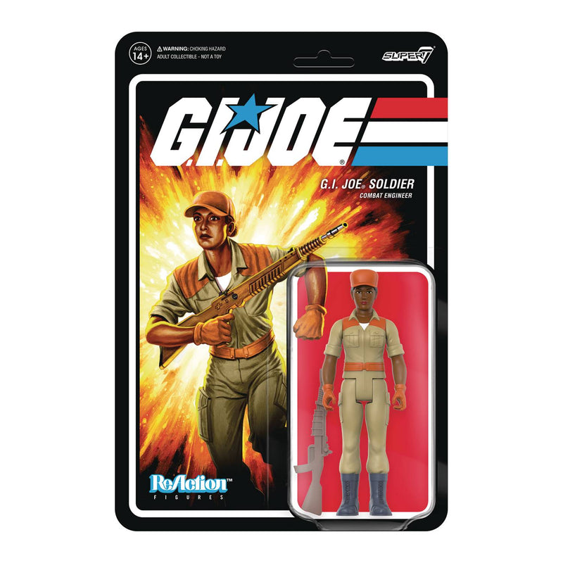 GI JOE W3A FEMALE SOLDIER BUN RIFLE BROWN REACTION - Action & Toy Figures -  Super7