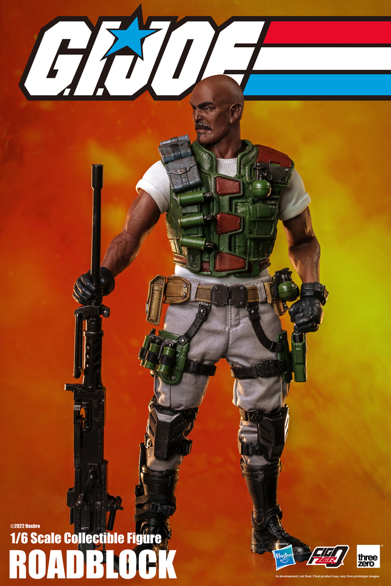 ROADBLOCK - THREEZERO X HASBRO GI JOE 1/6 SCALE AF (Preorder ETA: 2023 MAR) - Action figure -  ThreeZero