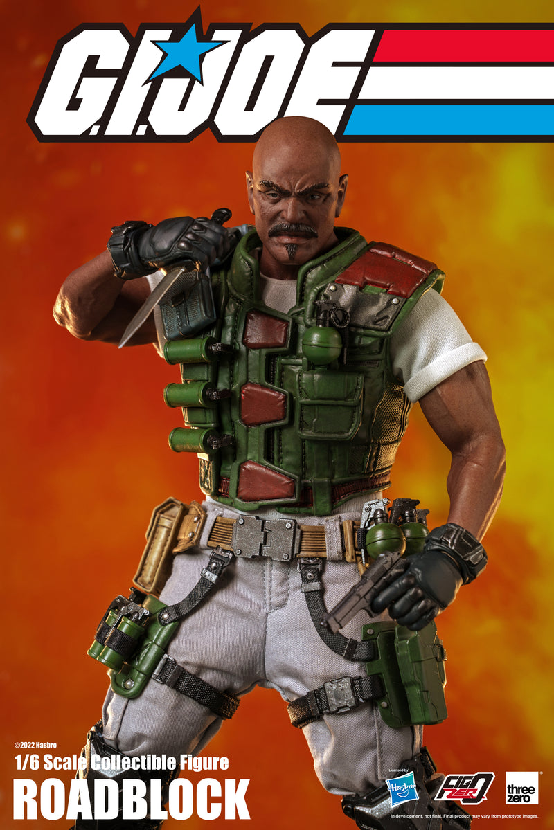 ROADBLOCK - THREEZERO X HASBRO GI JOE 1/6 SCALE AF (Preorder ETA: 2023 MAR) - Action figure -  ThreeZero