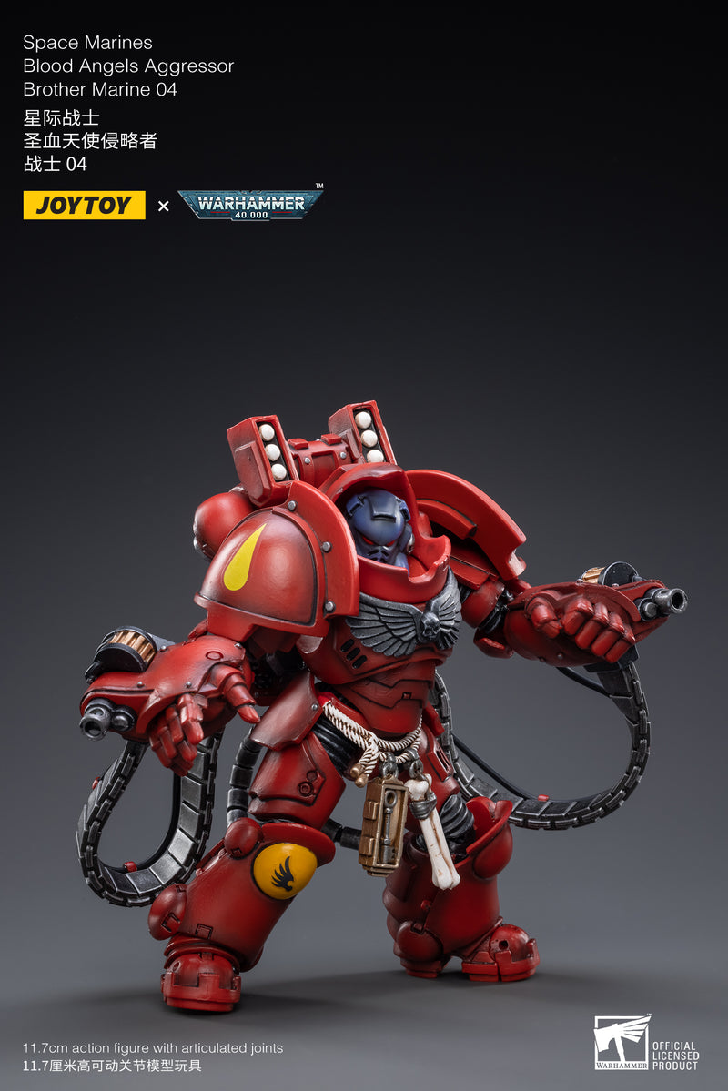 Warhammer 40K - Blood Angels - Primaris Agressor Marine 04 - Action & Toy Figures -  Joy Toy