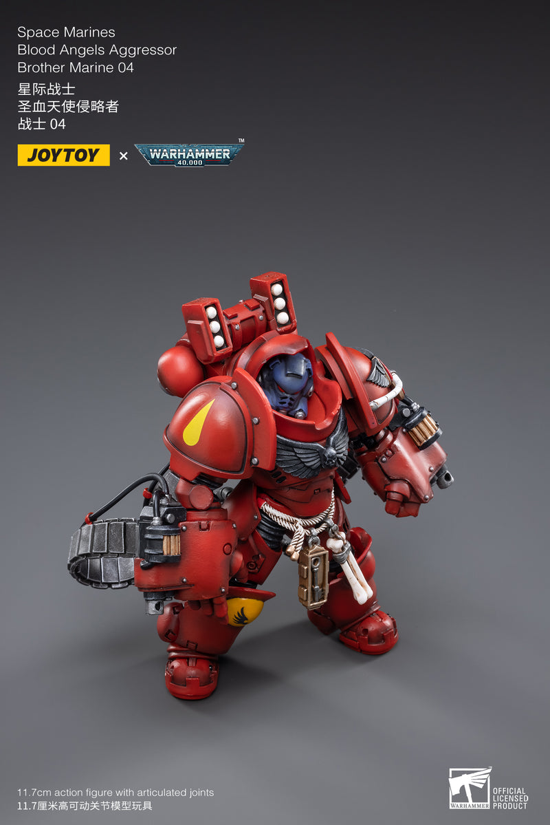 Warhammer 40K - Blood Angels - Primaris Agressor Marine 04 - Action & Toy Figures -  Joy Toy