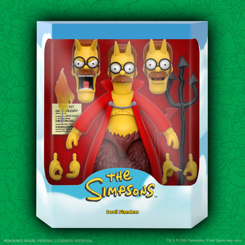 ULTIMATES SIMPSONS WAVE 4 DEVIL FLANDERS (preorder) - Collectables > Action Figures > toys -  Super7