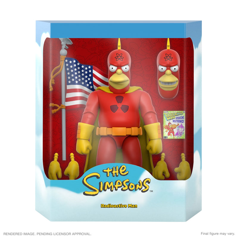 ULTIMATES THE SIMPSONS WAVE 4 RADIOACTIVE MAN (preorder) - Collectables > Action Figures > toys -  Super7