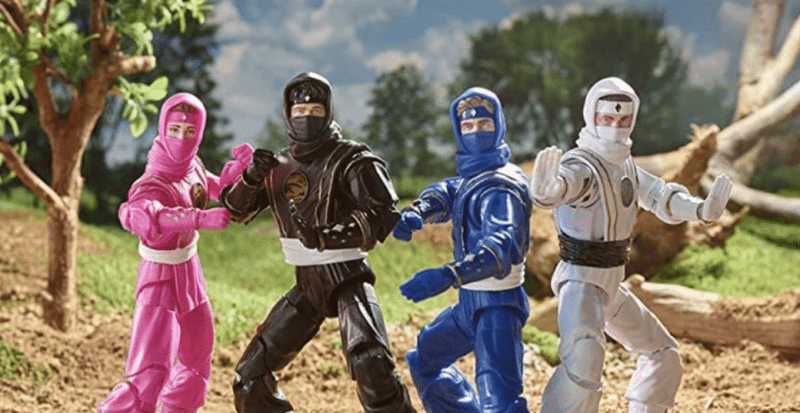Power Rangers Lightning Collection Mighty Morphin Ninja Wave 1 Set of 4 - Collectables > Action Figures > toys -  Hasbro