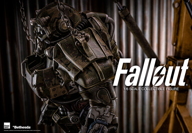 FALLOUT T-60 CAMOUFLAGE POWER ARMOR 1/6 SCALE - Action figure -  ThreeZero