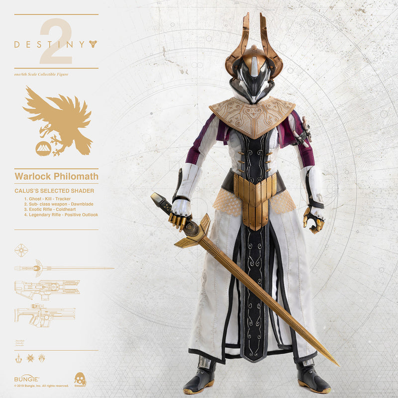 DESTINY 2 WARLOCK PHILOMATH CALUS SELECT 1/6 SCALE FIGURE - Toy Snowman
