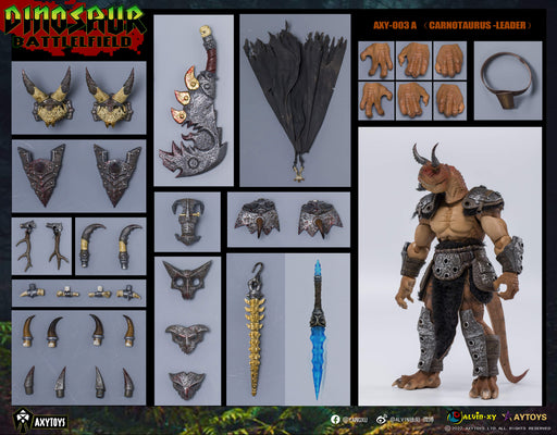 Dinosaur Battlefield Carnotaurus Leader - Orange - 1/12 Scale Figure (preorder) - Collectables > Action Figures > toys -  AxyToys