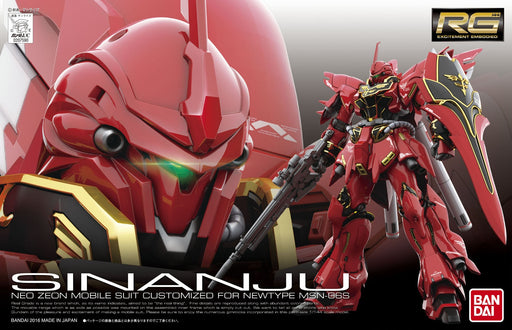 REAL GRADE - SINANJU -  1/144 MSN-06S - Model Kit > Collectable > Gunpla > Hobby -  Bandai