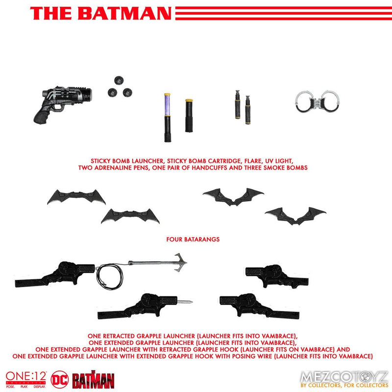 The Batman One:12 Collective Batman (preorder) - Action & Toy Figures -  MEZCO TOYS