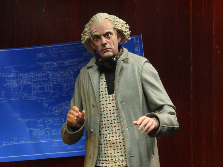 Neca Back to the Future Ultimate Doc Brown Figure - Toy Snowman