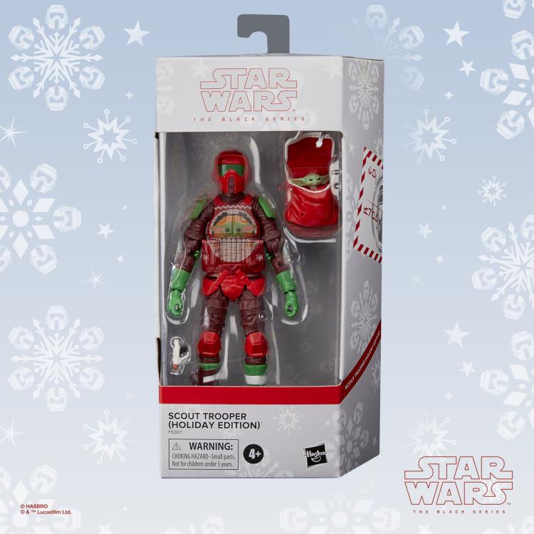 Star Wars The Black Series 6" Scout Trooper - Holiday Edition - Exclusive Figure - Collectables > Action Figures > toys -  Hasbro