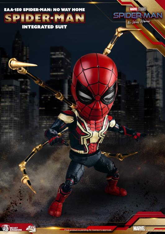 Spider-Man: No Way Home Egg Attack Action EAA-150 Spider-Man Integrated Suit - Collectables > Action Figures > toys -  Beast Kingdom