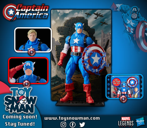 Marvel Legends 20th Anniversary Captain America (preorder Feb/April) Exclusive - Action & Toy Figures -  Hasbro