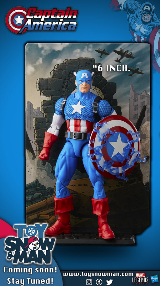 Marvel Legends 20th Anniversary Captain America (preorder Feb/April) Exclusive - Action & Toy Figures -  Hasbro