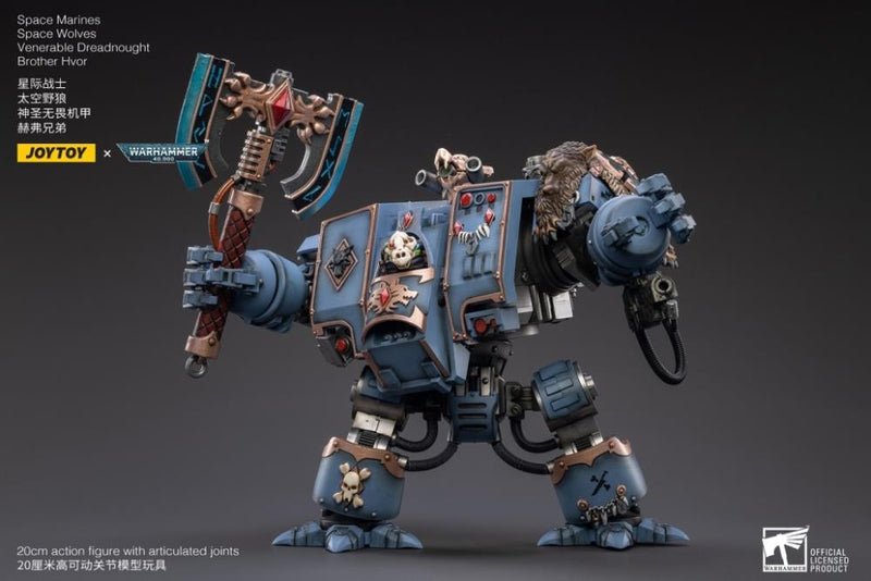 Warhammer 40K - Space Wolves - Venerable Dreadnought Brother Hvor - Collectables > Action Figures > toys -  Joy Toy