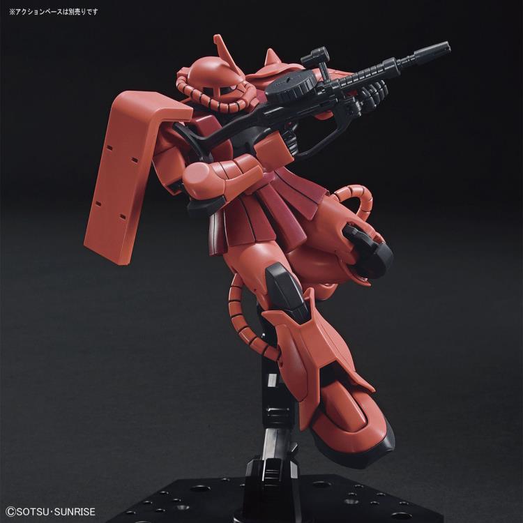 Gundam HGUC 1/144 MS-06S Zaku II (Char Aznable Custom) Model Kit - Model Kits -  Bandai