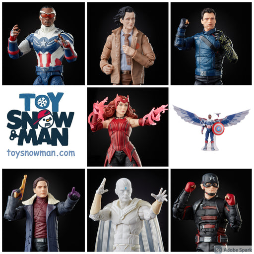 (preorder June) Disney THE FALCON AND THE WINTER SOLDIER Wave 7 Figures + BAF - Toy Snowman