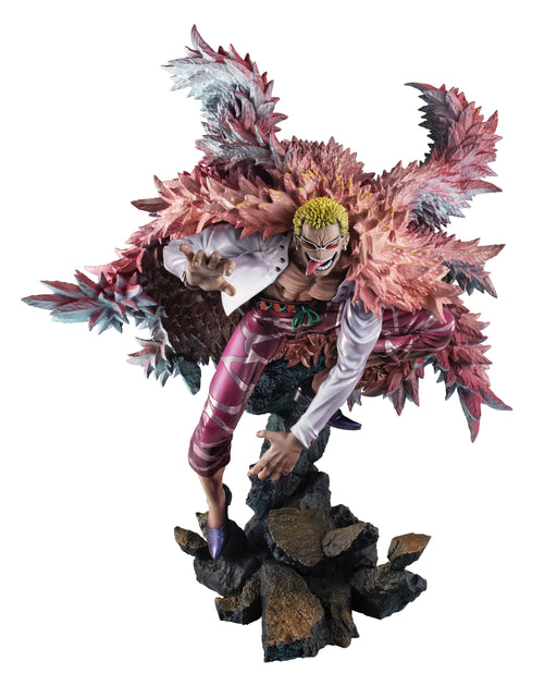 ONE PIECE - Portrait.Of.Pirates  "WA-MAXIMUM”: "Heavenly Yaksha" Donquixote Doflamingo - statue -  MEGAHOUSE CORPORATION