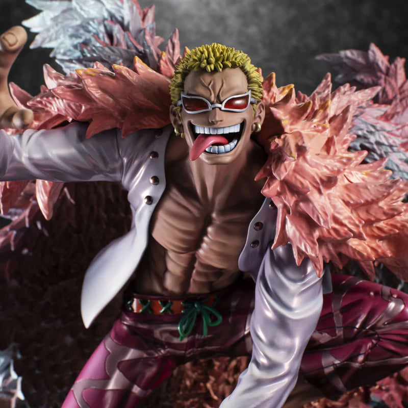 ONE PIECE - Portrait.Of.Pirates  "WA-MAXIMUM”: "Heavenly Yaksha" Donquixote Doflamingo - statue -  MEGAHOUSE CORPORATION
