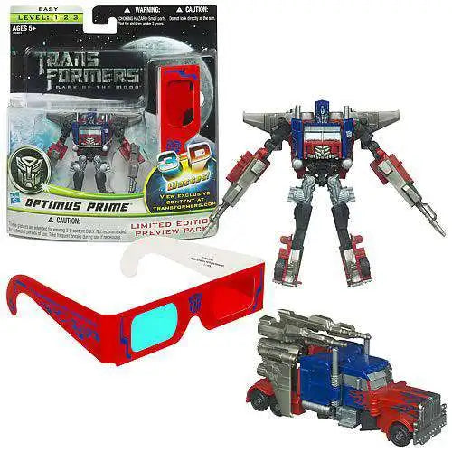 ❮❯ Transformers Dark of the Moon Cyberverse Optimus Prime  - With 3-D Glasses - Collectables > Action Figures > toys -  Impact Merchandising