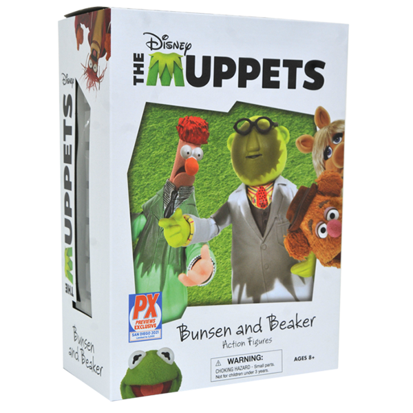 The Muppets Bunsen & Beaker Lab accident SDCC 2021 Exclusive Deluxe Action Figure Set Comic con - Action & Toy Figures -  Diamond Select Toys