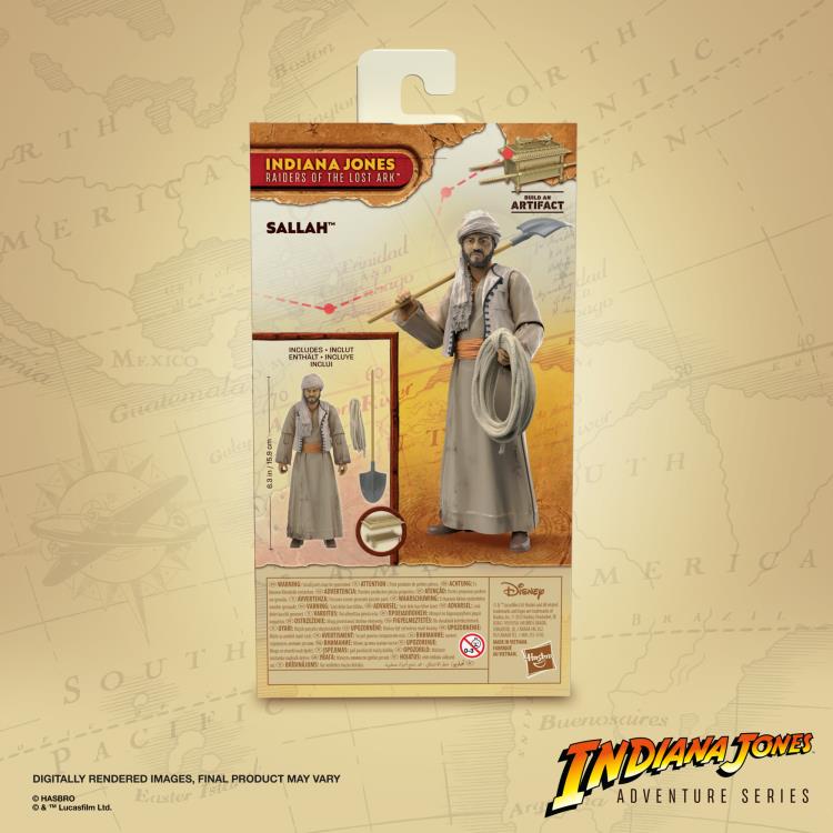 Indiana Jones Adventure Series Sallah (Preorder ETA April) - Collectables > Action Figures > toys -  Hasbro