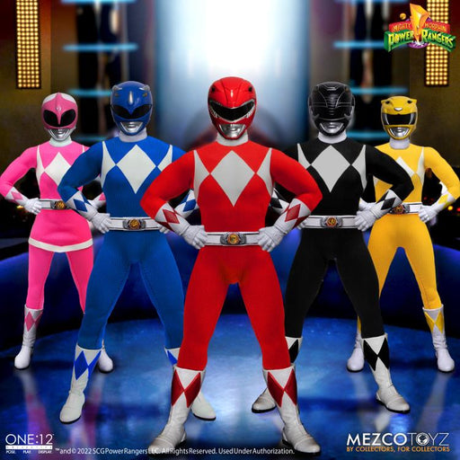 ONE:12 MIGHTY MORPHIN POWER RANGERS DLX SET (preorder) - Collectables > Action Figures > toys -  MEZCO TOYS