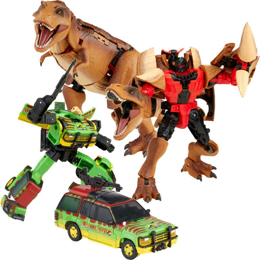 Jurassic Park Transformers Mash-Up Tyrannocon Rex and Autobot JP93 Set (preorder ETA Jan) - Action & Toy Figures -  Hasbro