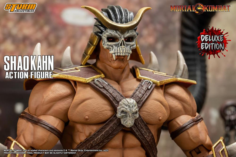 Mortal Kombat Shao Kahn - Deluxe - 1/12 Scale (preorder ETA Q3) - Collectables > Action Figures > toys -  Storm Collectibles